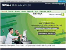 Tablet Screenshot of phonakvietnam.com